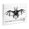 Stupell Industries This Family Is Batty Witty Saying Detailed Bat Wall Plaque Art - 2 of 4