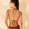 Women's Crochet Medium Coverage Triangle Bikini Top - Wild Fable™ - 2 of 4