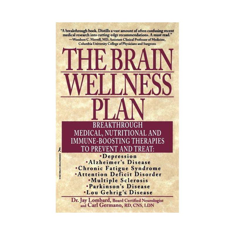 The Brain Wellness Plan - by  Jay Lombard & Carl Germano (Paperback), 1 of 2
