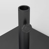 25lb Steel Square Outdoor Patio Market Table Umbrella Base Black - Room Essentials™: Weather-Resistant, No Tools Needed - 3 of 3