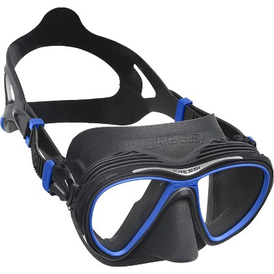 Cressi F-dual Mask And Supernova Dry Snorkel, Clear/blue : Target