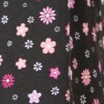 black multi floral