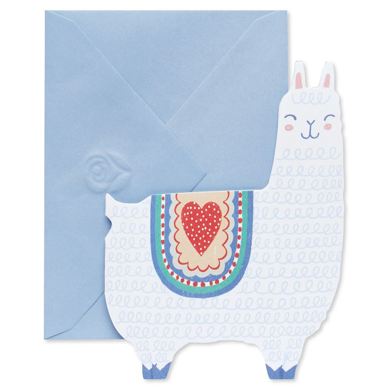 10ct Blank Note Cards Llama, 1 of 8