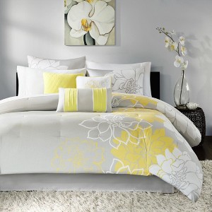 NicBex Printed Cotton Bedding Comforter Sets, All Season Bedding Set Reversible Quilt Set with Throw Pillows, Machine Washable - 1 of 4