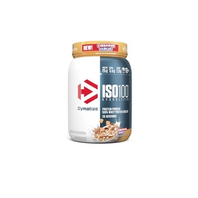 Dymatize 100% Whey Isolate Protein Powder - Cinnamon Cereal - 21.5oz/20 Servings