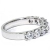 Pompeii3 1 1/2 Ct U Shape Prong Diamond Wedding Ring 14K White Gold - 3 of 4