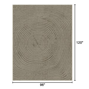 Abynow Medallion Diamond Faded Rustic Indoor Area Rug - 1 of 4