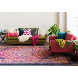 Hauteloom Round Area Rug   Teal - 1 of 4