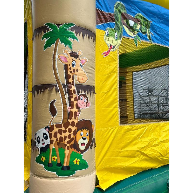 Pogo Bounce House Crossover Kids Inflatable Bounce House with Blower, 4 of 8