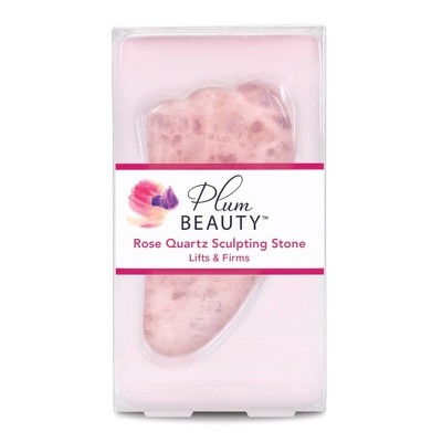 Plum Beauty Rose Quartz Sculpting Gua Sha Stone - 1ct