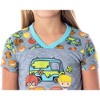 Scooby Doo Girls Pajamas Where Are You? Chibi Figures PJs - 4 of 4