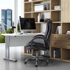 Yaheetech High Back PU Leather Office Chair with Padded Armrest, Black - 2 of 4
