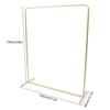 YIYIBYUS Gold Clothes Rack Metal Freestanding Garment Rack Clothes Display Stand For Living Room Clothing Store - 4 of 4