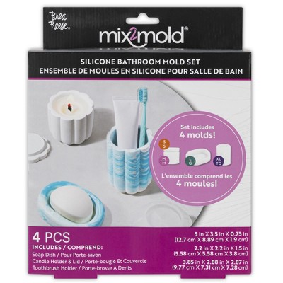 Brea Reese: Mix2Mold: Molds Value Set - Bathroom 4pc