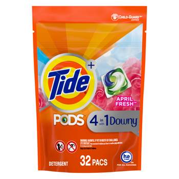 Tide Pods Laundry Detergent Pacs - Downy April Fresh - 30oz/32ct