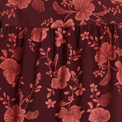 Burgundy Floral