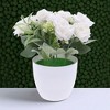 Unique Bargains Artificial Plants Rose Plastic 2.95"x2.95"x7.48" 1 Pc - 2 of 4