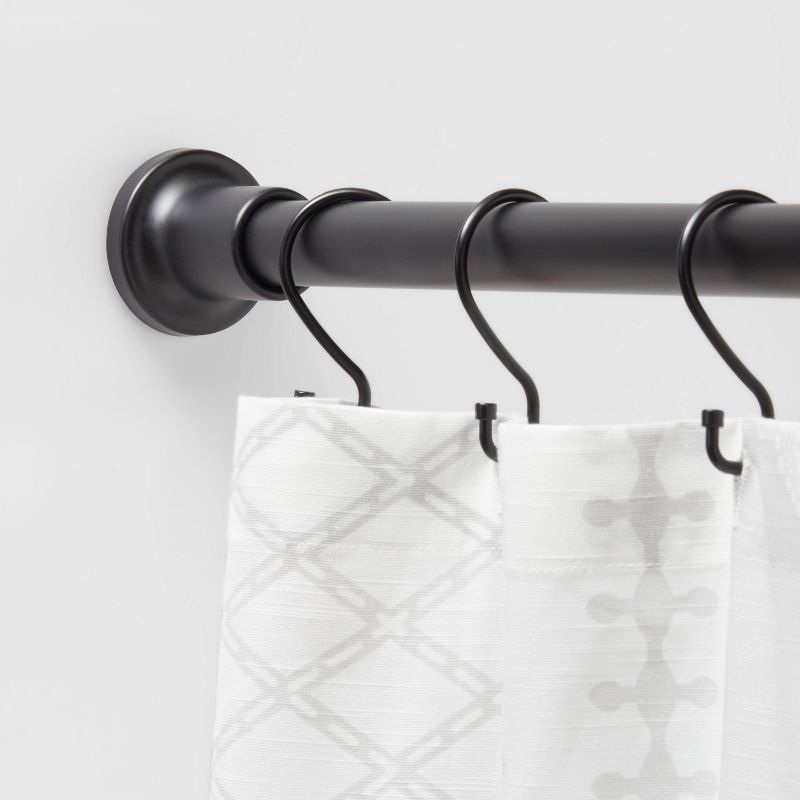 72" Dual Mount Cast Style Finial Shower Curtain Rod - Made By Design&#153;, 4 of 10