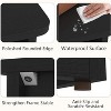 CIPACHO Black Wooden Night Stand with Charger Station USB-C AC Ports 2 Drawers Open Storage - 2 of 4