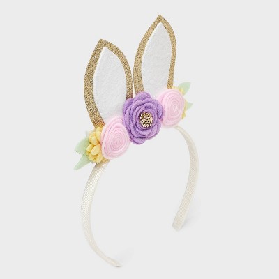 Girls' 4pk Heart and Butterfly Glitter Headband Set - Cat & Jack™