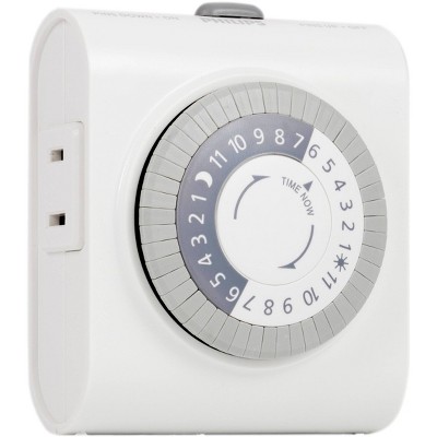 Mytouchsmart Indoor/outdoor Plug-in Digital Timer Black : Target