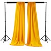 Slickblue Pack of 2 Polyester Backdrop Drapes – 96"H x 58"W, Rod Pocket, Semi Sheer, Serged Edges, 41 Colors Options - 2 of 3
