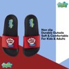 Mens SpongeBob SquarePants Slide Sandals - Spongebob Shoes - Spongebob, Patrick, Squidward, Sandy, Mr. Krabs Slides (Black Red, 12/13) - 2 of 4