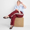 Women's High-Rise Sweater Track Pants - Future Collective - image 3 of 3