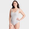 Women's Cotton Stretch Tank Bodysuit - Auden™ - 4 of 4