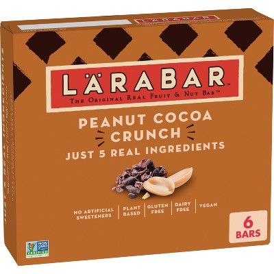 Larabar Peanut Cocoa Crunch Snack Bars - 9.6oz/6ct