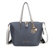 MKF Collection Layla Solid Tote Bag Convertible Backpack by Mia k - 2 of 4
