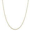 Black Bow Jewelry 1.2mm 10k Yellow Gold Diamond Cut Loose Rope Chain Necklace - 3 of 4