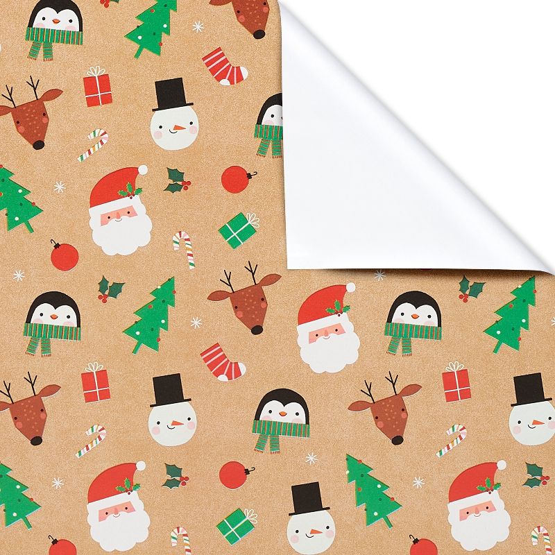 20 sq ft Christmas Icons Christmas Wrapping Paper, 3 of 7