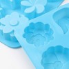 JDICTION 3PCS Flower Silicone Mold, 6-Cavity Tulip Daisy Mold Set for Candy Chocolate Jelly and Ice Cubes - 3 of 4
