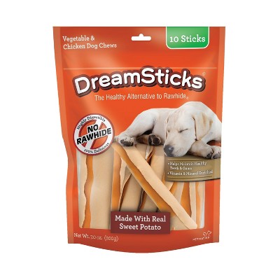 DreamBone Sticks Sweet Potato Dry Dog Treats - 10ct