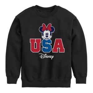 Boys' - Disney - Americana Graphic Long Sleeve Fleece Sweatshirt - 1 of 4