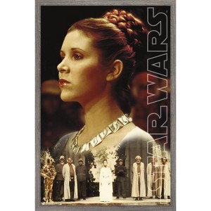 Trends International Star Wars: Saga - Princess Leia - Ceremony Framed Wall Poster Prints - 1 of 4