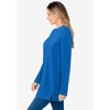 Woman Within Plus Size High Pile Fleece Sweatshirt - 4 of 4