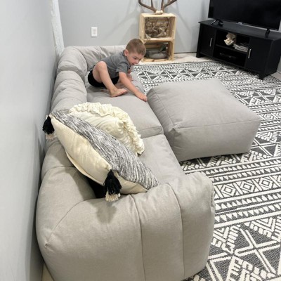 Modular bean bag deals sofa