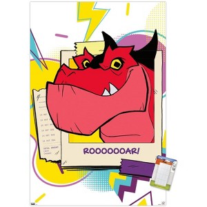 Trends International Marvel's Moon Girl & Devil Dinosaur - Wave Unframed Wall Poster Prints - 1 of 4