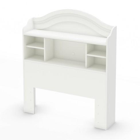 South shore store white bookcase