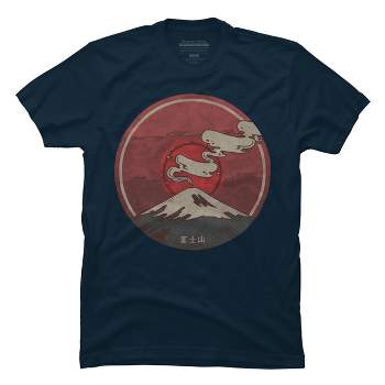 Men's Design By Humans Fuji By againstbound T-Shirt