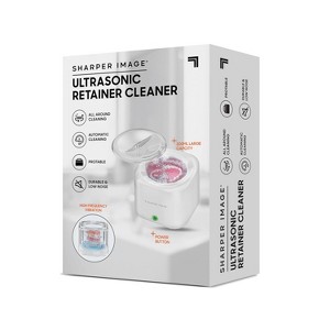 Sharper Image Ultrasonic Retainer Cleaning Accessory - White - 1 of 3