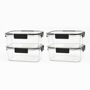 SharpChef Airtight Food Storage Container Set with Easy locking lid, Leakproof, Storage For Sugar, Coffee, Beans, Candy, BPA-Free - 41 oz / 5 cups - 1 of 4