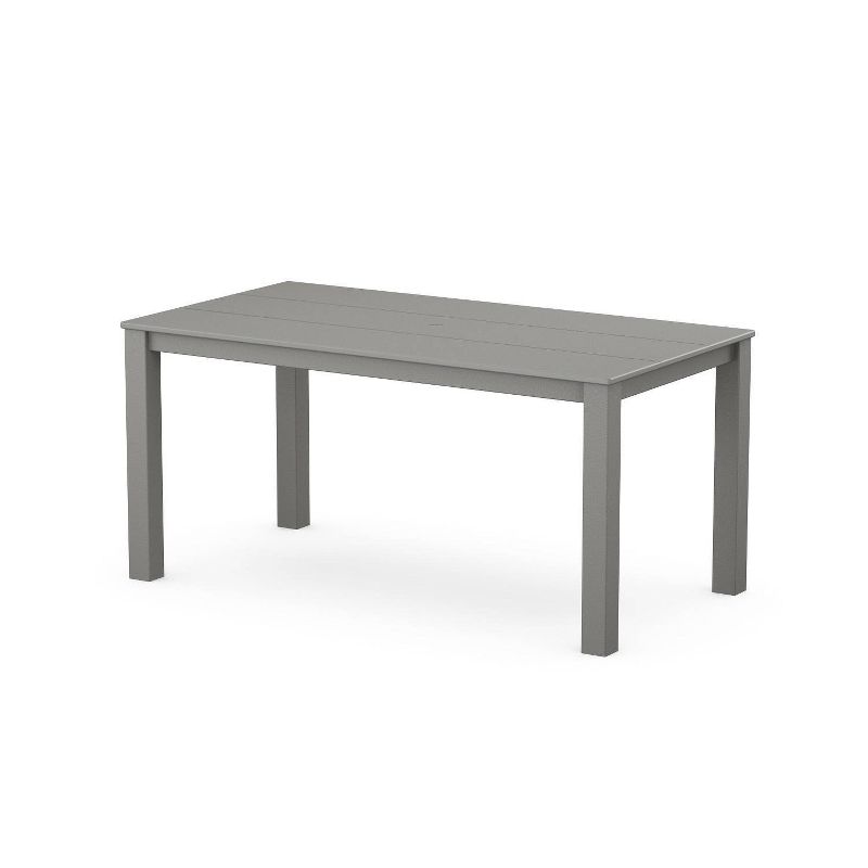 POLYWOOD Rectangle Studio Parsons Outdoor Patio Dining Table, 1 of 2