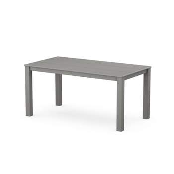 POLYWOOD Rectangle Studio Parsons Outdoor Patio Dining Table