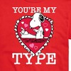 Men's - Peanuts - You're My Type Short Sleeve Graphic T-Shirt - 2 of 4