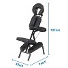 Master Massage Apollo Extra Large Size Portable Massage Chair-Lightweight Aluminum with Larger Cushions and Wheels Bag-in Black - 4 of 4