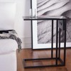Portland Usb Side Table - Black - Safavieh. - 3 of 4