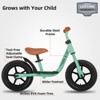 Itopfox Toddler Balance Bike for Girls & Boys, Ages 18 Months to 5 Years, Kids Push Bike with Footrest & Adjustable Seat Height, First Birthday Gifts - 2 of 4